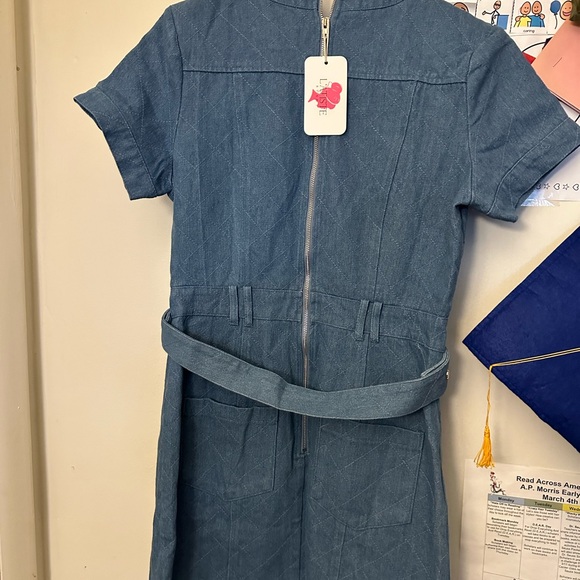 🔥New W/Tags Denim L’ATISTE by Amy Dress - Picture 12 of 12